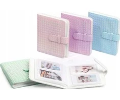 LoveInstant Set 2in1 dėklas, skirtas Fuji Instax Mini 12 + albumas 64 nuotraukoms / baltas