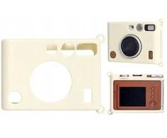 Loveinstant Silikoninis dėklas, skirtas „Fuji Fujifilm Instax Mini Evo“ / baltam