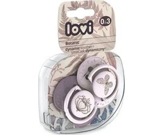 LOVI 22/869 Dinaminis silikoninis čiulptukas 0-3 m 2vnt Botanic Girl