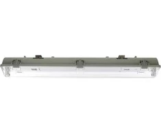 Loyal Lighting IP65 šviestuvas 2x LED vamzdeliui 60cm, AC230V, vienas maitinimo šaltinis, transp.