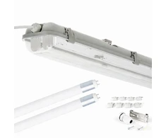 Loyal Lighting Šviestuvas IP65 LL 120cm + 2 x Vamzdis 120cm 6,5K LY-T8-12-65