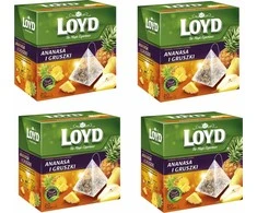 Vaisinė arbata LOYD, ananasų ir kriaušių skonio, 20 x 2g
