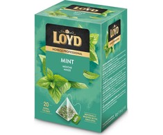 Žolelių arbatos gėrimas LOYD HORECA mėtų skonio piramidė, 20 x 2g