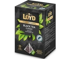 Juodosios arbatos gėrimas LOYD HORECA juodas, piramidės, 20 x 2g