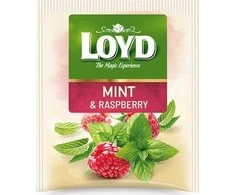 Žolelių arbata LOYD, mėtos ir aviečių skonio, 20 x 1,5 g