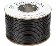 Elektrokabel SMYp garsiakalbio kabelis 2 x 1.5 mm juodas 100 m