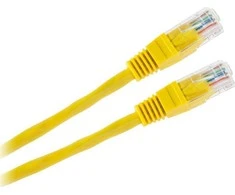 LP Oem UTP 8c kabelis CCA 0.5m Geltonas