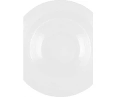 Maku Kitchen Life Pasta makaronų lėkštė, balta, 27 cm