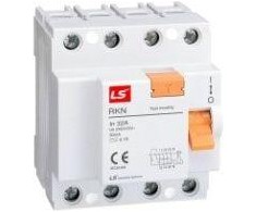 LSiS Diferencinis srovės perjungiklis 4P 40A 0,03A (AC RKN- 4P- 40A / 30mA) (06240019R0)