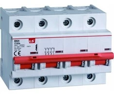 LSiS Grandinės pertraukiklis 1.5 modulis 3P D100A 10KA BKH 3P D100A 06110351R0