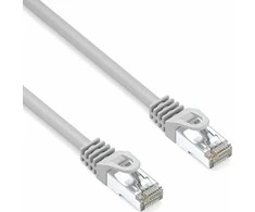 LAN S/FTP pataisymo laidas, Cat.6a, RJ45 M - RJ45 M, 1 m, dvigubai ekranuotas, LSOH, rutulinis, 10 Gb/s ekonomiškas