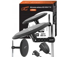 LTC Aktyvi išorinė antžeminės televizijos antena, daugiakryptė, 360 DVB-T 4K LTE MUX-8