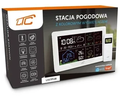LTC Išmanioji orų stotelė su spalvotu ekranu Balta TUYA (LXSTP12B)