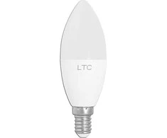 LTC PS lemputė LTC LED C37 E14 SMD 7W 230V, šilta, balta, 560lm.