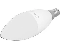 LTC PS lemputė LTC LED C37 E14 SMD 7W 230V, šilta, balta, 560lm.