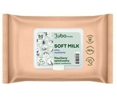 LUBA_Family Soft Milk sudrėkintas tualetinis popierius, 50 vnt.