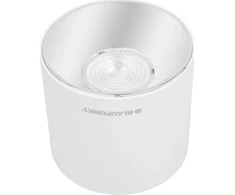 Lubinis šviestuvas Blaupunkt ROLLER DLW10, metalinis lubinis šviestuvas, LED įleidžiamas šviestuvas, 10 W, 4000 K, baltas vamzdelis