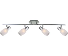 Lubinis šviestuvas Globo Toys Lampa sufitowa Globo Spot chrom CYCLONE 54917-4