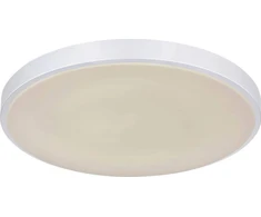 Lubinis šviestuvas Globo Toys Lampa sufitowa Globo Minimalistyczna LAMPA sufitowa SONNY 41586-24 Globo okrągła LED 24W 3000K - 6000K do salonu sidabrinė