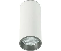 Lubinis šviestuvas Italux 12W LED paviršinis šviestuvas MOLDES BIG, baltos/pilkos sp., 3000K