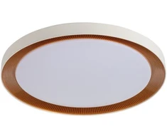 Lubinis šviestuvas Kanlux LED lubinis šviestuvas dekoratyvinis ANBAR LED 37W CCT BR apvalus Ø55 max 2170lm 3000-6500K IP20 I klasė balta/ruda 38930