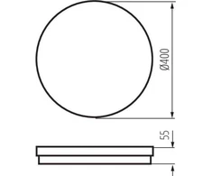 Lubinis šviestuvas Kanlux LUBINIS LED ŠULINIS ECO 40W CCT ARBA B