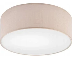 Lubinis šviestuvas Lamkur Lamkur Chester 48048 lubinis šviestuvas apskritimas 2x60W E27 smėlio spalvos/balta