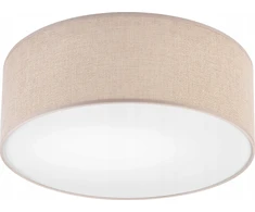 Lubinis šviestuvas Lamkur Lamkur Estelle 48369 lubinis šviestuvas boho circle 1x60W E27 smėlio spalvos/balta