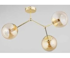 Alfa Golem lubinis šviestuvas Gold Modern 3 taškų lubinis šviestuvas 62264 Alfa