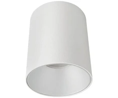 Lubinis šviestuvas Lampa sufitowa Altalusse Oprawa sufitowa tuba punktowa reflektor INL-7007D-01 GU10 balta