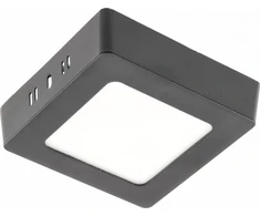 Sieninis šviestuvas GTV MATIS PLUS LED šviestuvas, žemyn šviečiantis, 19W, juodas, 4000K, 1520lm, AC220-240V, pavi