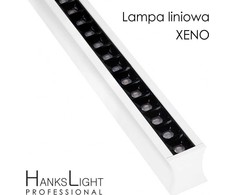 „HanksLight“ LED lubinis šviestuvas, „HanksLight“, linijinis, baltas, aliuminis, pakabinamas, 1264 mm, aukštyn 21/žemyn 36 W, AC230V, 4000 K