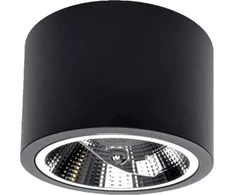 „Light Prestige“ lubinis šviestuvas. Svetainei – paviršinio montavimo LED šviestuvas. „Ready juoda Light Prestige LP-1101/1SM BK“.