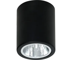 Lubinis šviestuvas Lampa sufitowa Luminex Plafon natynkowy Downlight 11,2cm juoda