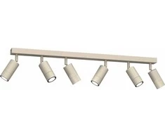 Lubinis šviestuvas Luminex Luminex Link 9530 lubų lempos juostelės lubų lempos 6x8W GU10 smėlio spalvos