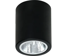 Lubinis šviestuvas Lampa sufitowa Luminex Plafon natynkowy Downlight 12,5cm juoda