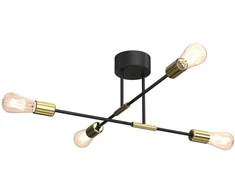Lubinis šviestuvas Lampa sufitowa Luminex Lampa Sufitowa FLAME 3906 Minimalistyczna Luminex