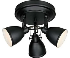 Lubinis šviestuvas Lampa sufitowa Markslojd Plafon lampa sufitowa spot Markslojd Fjallbacka 3x40W E14 juoda 105815