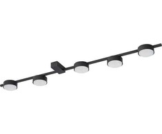 Lubinis šviestuvas Lampa sufitowa Nowodvorski Plafon LAMPA sufitowa PILLS 8262 metalo sp. OPRAWA plafoniera loftowa juoda
