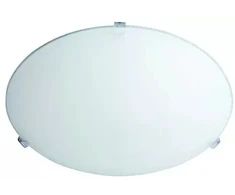 Lampa sufitowa Rabalux Rabalux Simple 1803 plafon lampa sufitowa 1x60W E27 transparentny/balta
