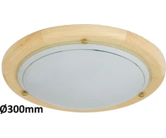 Lubinis šviestuvas Rabalux Lubinė lempa Plafon lubinė / sieninė lempa Ufo 1x60W E27 buk 5411
