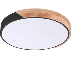 Rabalux apvalus lubinis šviestuvas MAPLE 3528 LED lubinis šviestuvas 24W 4000K svetainei, medinis
