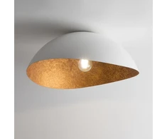 Lubinis šviestuvas Lampa sufitowa Sigma Solaris S 40618 plafon sufitowy 1x60W E27 balta/miedziany