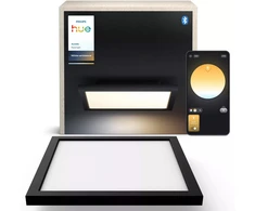 Lubinis šviestuvas Lampa sufitowa Signify Aurelle Hue Panel SQ S juoda