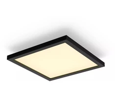 Lubinis šviestuvas Lampa sufitowa Signify Aurelle Hue Panel SQ S juoda
