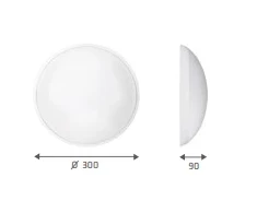 Lubinis šviestuvas Lubų žibintas Lena Lighting Kamela 1x20W LED (205248 / HV)