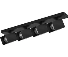 Orno KUBAR SP 4, sieninis-lubinis šviestuvas, 4xGU10, IP20, juodas