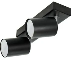 Sieninis šviestuvas Orno DOA SP 2, sieninis-lubinis šviestuvas, GU10, maks. 2x7W, IP20, juodas