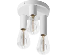 Orno RIO SP 3, sieninis-lubinis šviestuvas, E27, max. 3x60W, IP20, baltas, apvalus