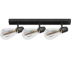 Orno RIO SP 3, sieninis-lubinis šviestuvas, E27, max. 3x60W, IP20, juodas
